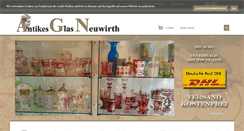 Desktop Screenshot of antikes-glas.de